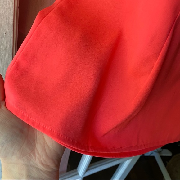 ANN TAYLOR NEON PINK SLEEVELESS BLOUSE - Picture 3 of 9